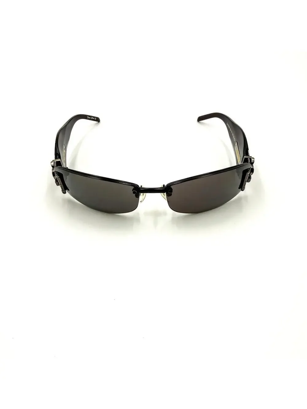 Vintage Ed Hardy Sunglasses Skull‎ Rose Butterfly Tattoo Vintage Y2K With Case